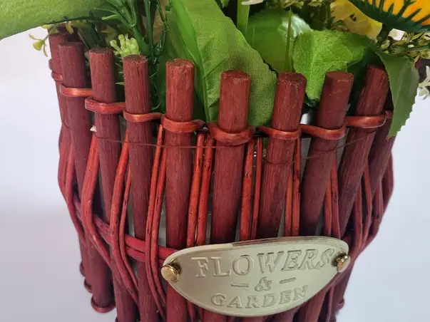 decoratiune in stil rustic cu floarea soarelui