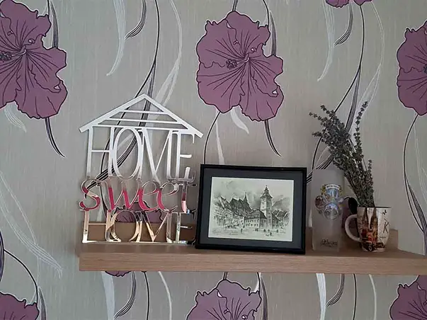 decoratiune oglinda home sweet home
