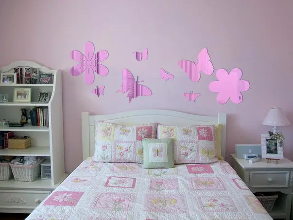 decoratiune oglinda roz spring