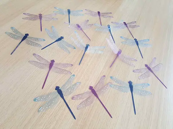 decoratiune perete libelule