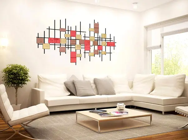 decoratiune perete moderna evora bronz