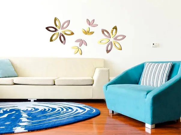 decoratiune perete oglinda bronz larisa