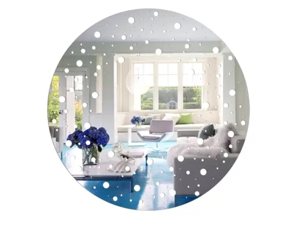 decoratiune perete oglinda constelatii