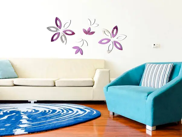 decoratiune perete oglinda mov larisa