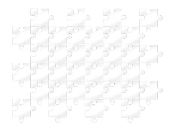 decoratiune perete oglinda puzzle