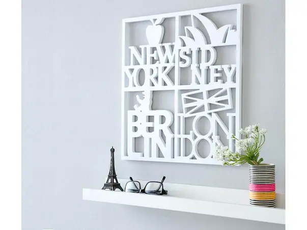 decoratiune perete orase