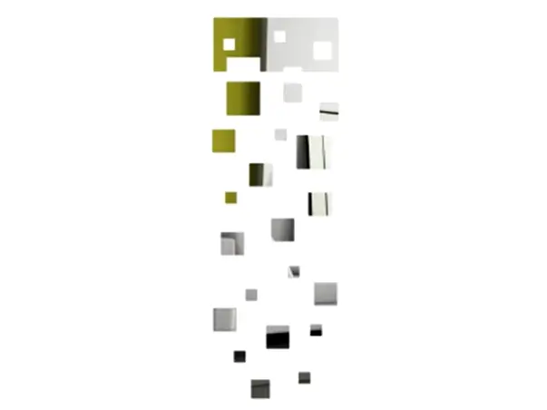 decoratiune perete perdea patrate