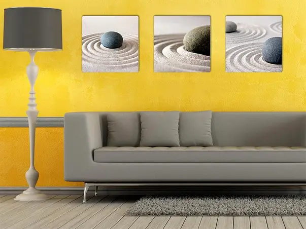 decoratiune perete zen