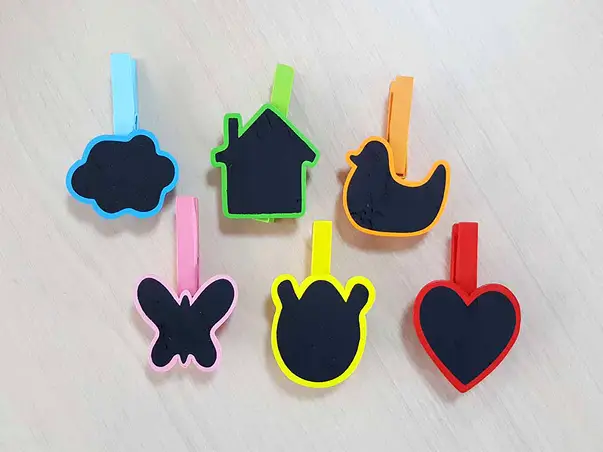 decoratiuni tabla de scris clips