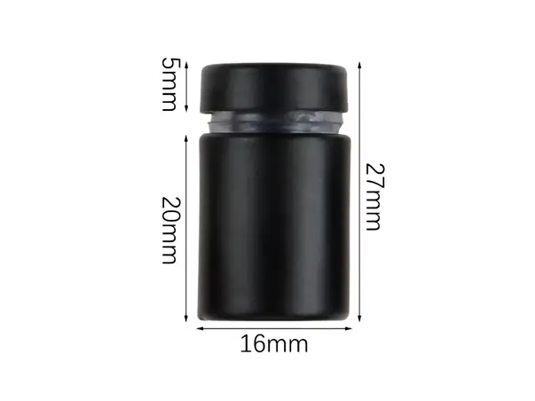 distantiere semnalistica 16mm 20mm culoarea neagra 1