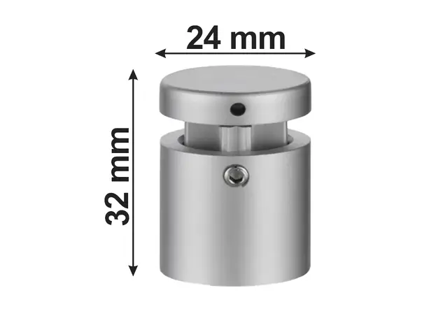 distantiere semnalistica 24x32mm inox 22 46972