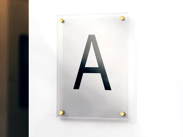 distantiere semnalistica din inox auriu 12x25mm folina s04