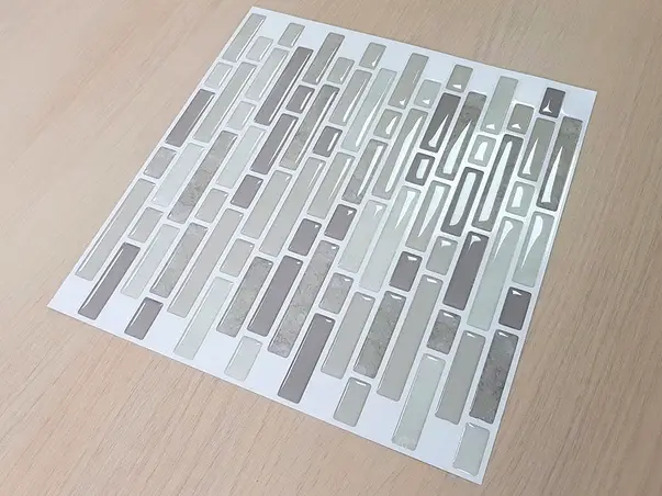 faianta autoadeziva 3D mozaic gri