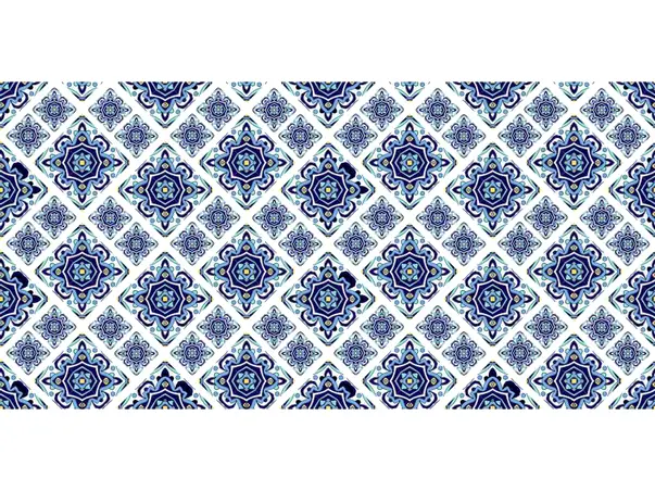 faianta autoadeziva decorativa albastra