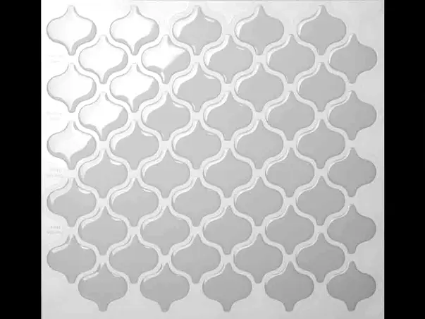 faianta autoadeziva mozaic damasc gri