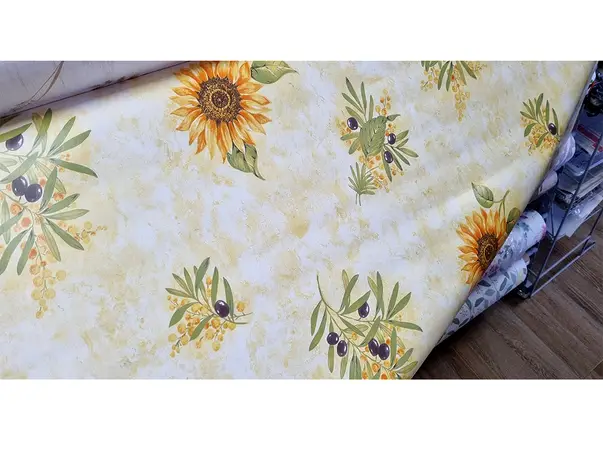 fata de masa bucatarie cu floarea soarelui