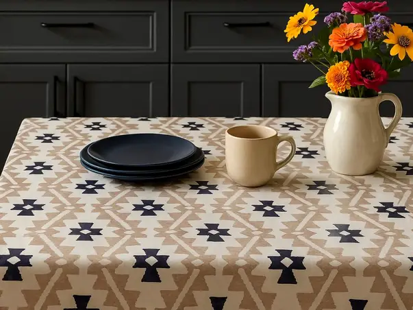 fata de masa cu model traditional