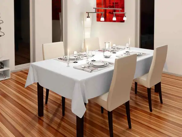 fata de masa impermeabila alba delano 140x180