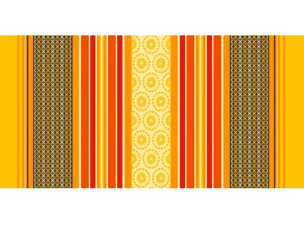 fata de masa impermeabila amelle dcfix imprimeu galben 140 cm latime