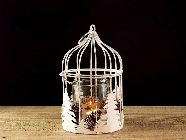 felinar lumanare white forest