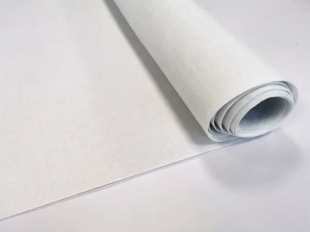 fetru la metru pasla alba cu grosime de 1 mm cu la imea de 100cm