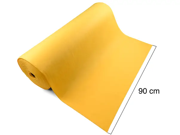 fetru la metru pasla galbena grosime de 1 mm latime 90 cm s01