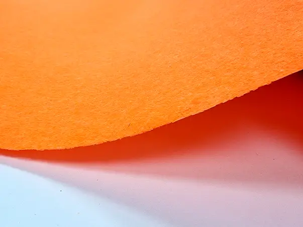 fetru la metru pasla portocalie cu grosime de 1 mm la ime 90cm 3