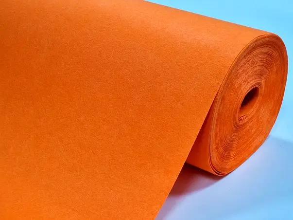 fetru la metru pasla portocalie cu grosime de 1 mm la ime 90cm 4