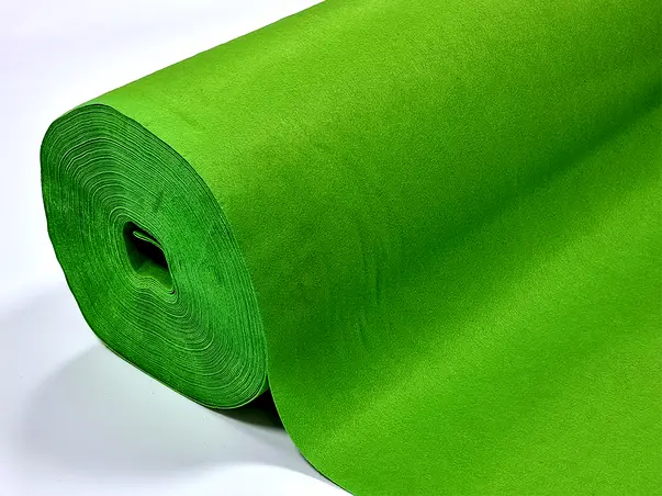 fetru la metru pasla verde brotacel cu grosime de 1 mm la ime 90cm 1