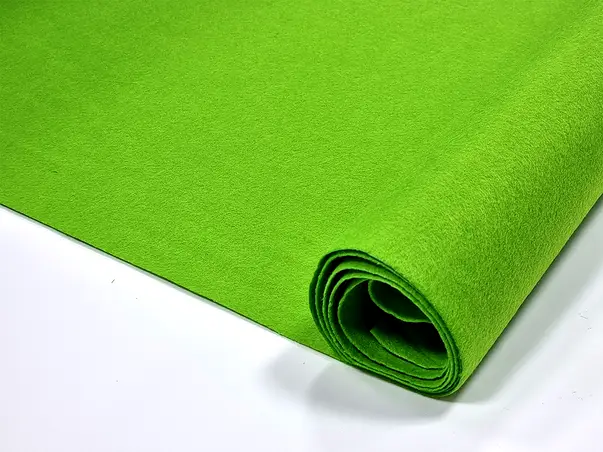 fetru la metru pasla verde brotacel cu grosime de 1 mm la ime 90cm 3