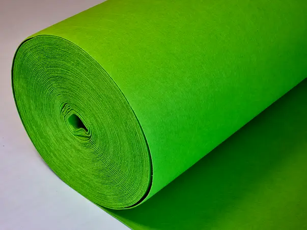 fetru la metru pasla verde brotacel cu grosime de 3 mm la ime 100cm 1