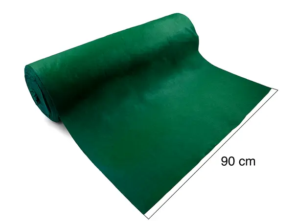 fetru la metru pasla verde grosime de 1 mm latime 90 cm s01