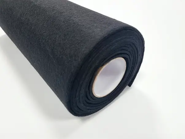 fetru la rola pasla neagra cu grosime de 3 mm rola 50 cm 4 m s1