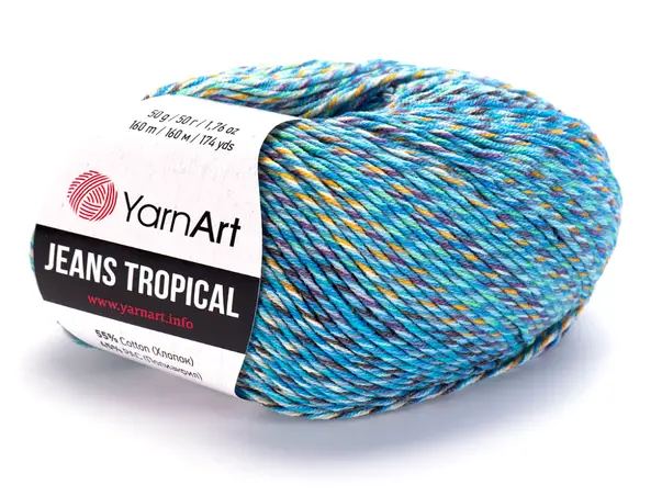 fir tricotat YARNART_JEANS_TROPICAL_614