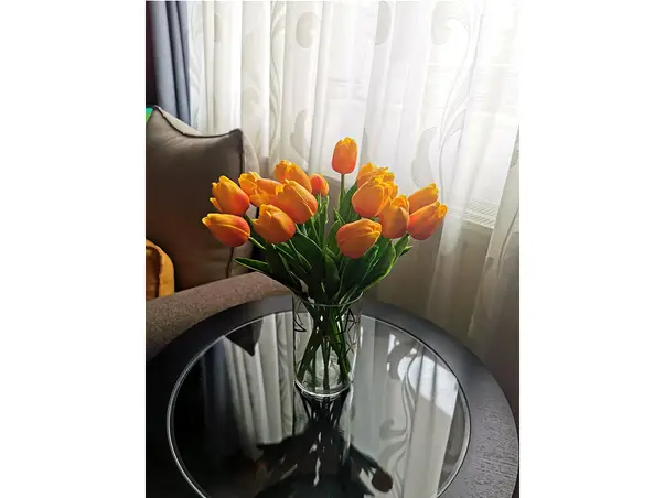 flori artificiale lalele portocalii