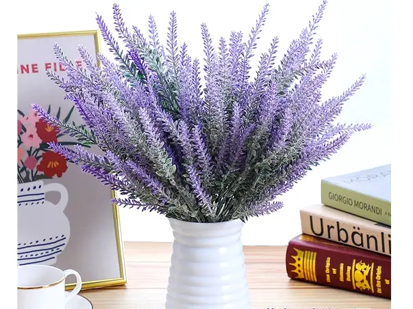 flori lavanda artificiale buchet de 38 cm inaltime