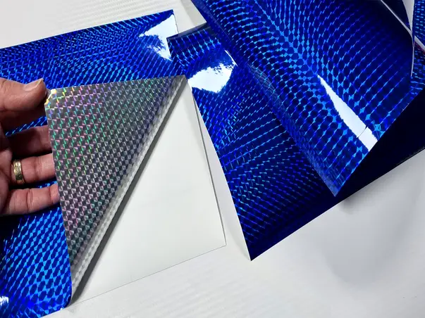 folie a4 holograma albastra