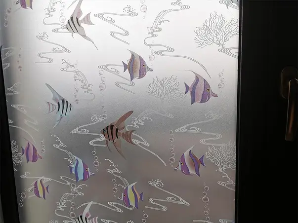 folie autoadeziva cabina dus model pesti de la folina