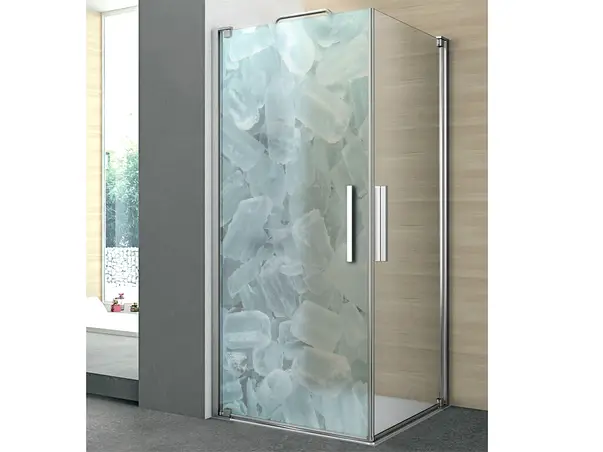 folie cabina dus folina ice 100 210 cm