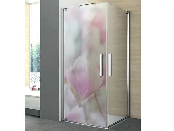 folie cabina dus folina magnolie 100 210 cm