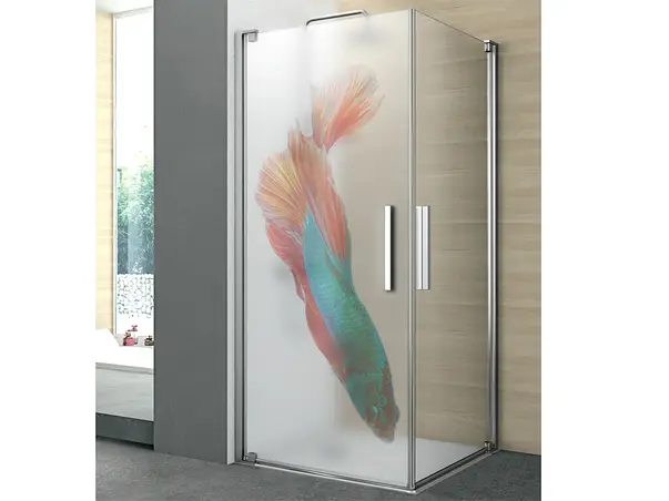 folie cabina dus folina model peste exotic autoadeziva 100 210 cm