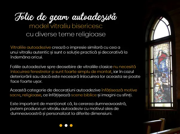 folie de geam autoadeziva model viraliu bisericesc domul din milano s1
