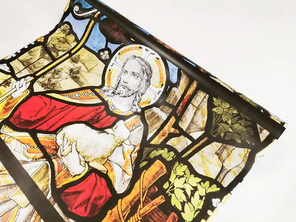 folie de geam autoadeziva model viraliu bisericesc iisus hristos cambridge s02