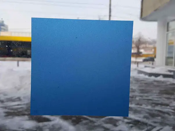 folie geam autoadeziva albastra