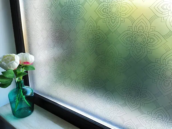 folie geam autoadeziva amelia folina imprimeu clasic 100 cm latime