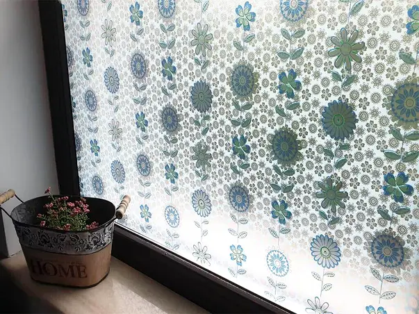 folie geam autoadeziva cercuri albastre