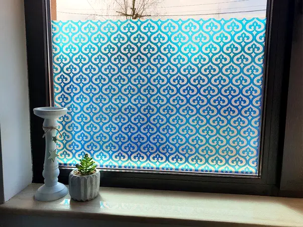 folie geam autoadeziva felicia albastra