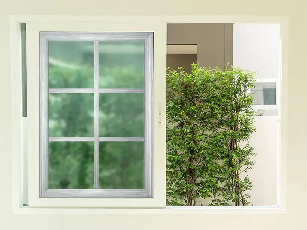 folie geam autoadeziva folina cu model rama alba