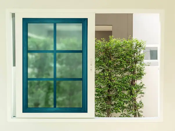 folie geam autoadeziva folina cu model rama albastra