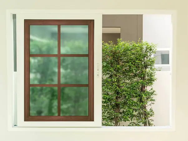 folie geam autoadeziva folina cu model rama maro